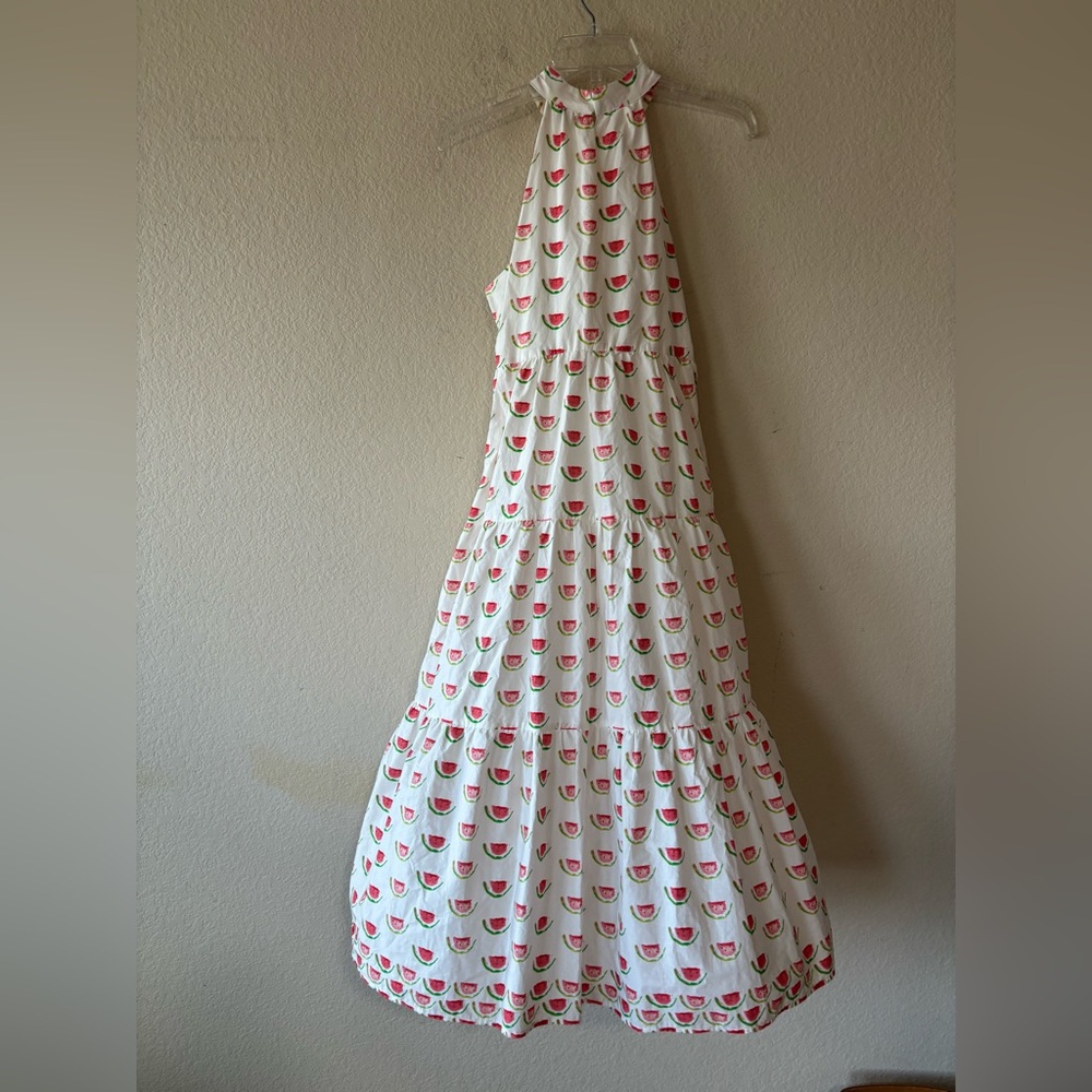 Flora Bea NYC Watermelon Halter Dress Size Small‎ - Picture 7 of 10